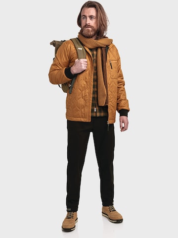Schöffel Outdoorjas 'Urban Ins Malkay' in Bruin