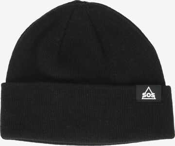 SOS Beanie 'Golte' in Black: front