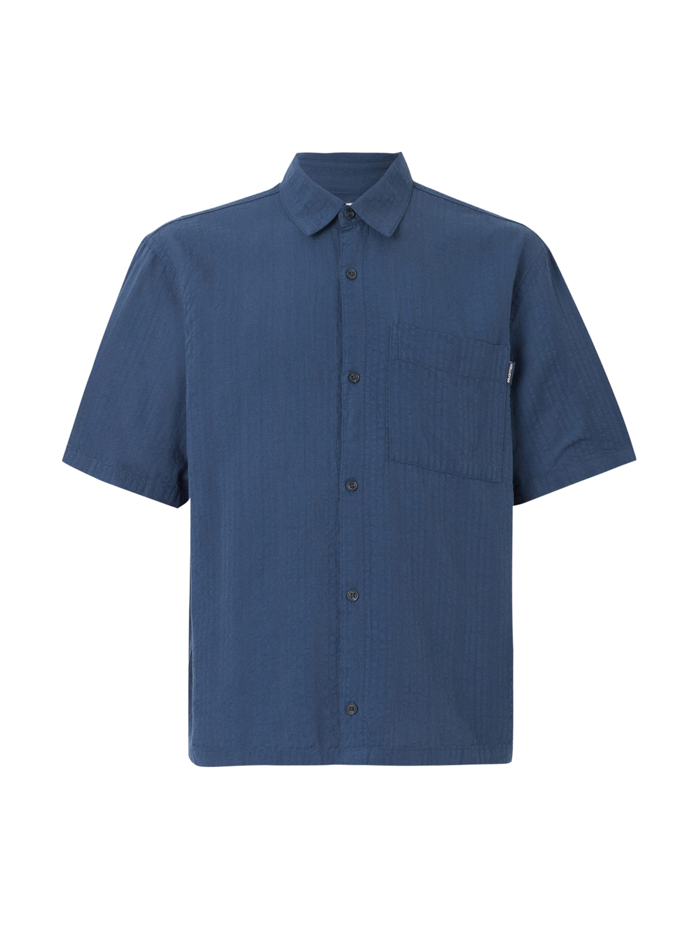 HOLLISTER Button Up Shirt in Blue: front
