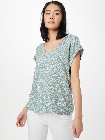 TOM TAILOR DENIM Blouse in Blauw: voorkant