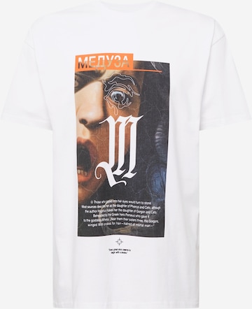 T-Shirt 'Dusa Painting' Mister Tee en blanc : devant