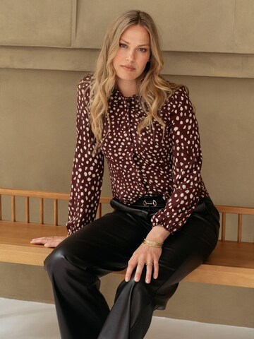 &co woman Blouse '&Co woman Alisha polka burgund' in Red