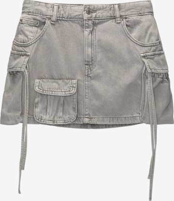 Gonna di Pull&Bear in grigio: frontale