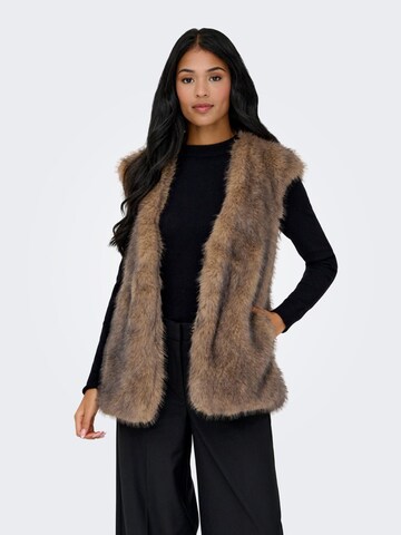 ONLY Bodywarmer 'Dawn' in Bruin