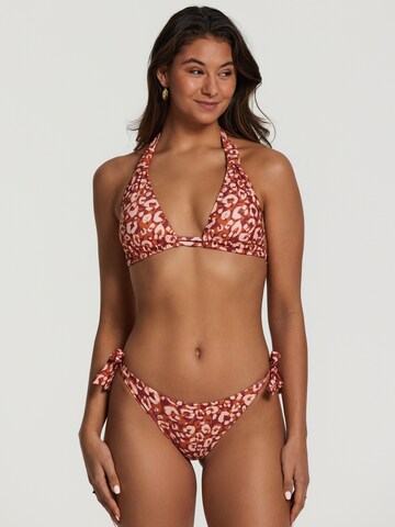 Shiwi Triangel Bikini 'Bibi' in Bruin: voorkant