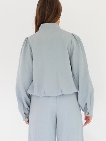 Honnête Atelier Between-Season Jacket 'Doris' in Blue