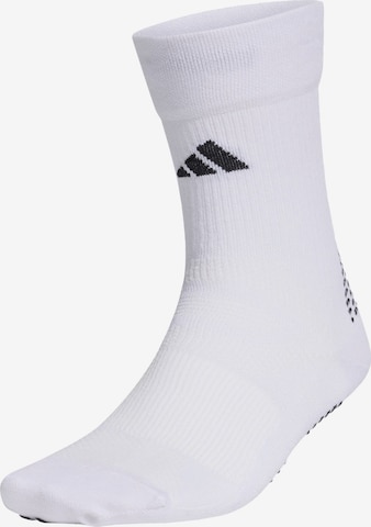 ADIDAS PERFORMANCE Sportsocken ' Football GRIP Printed Crew Performance Light' in Weiß: Vorderseite
