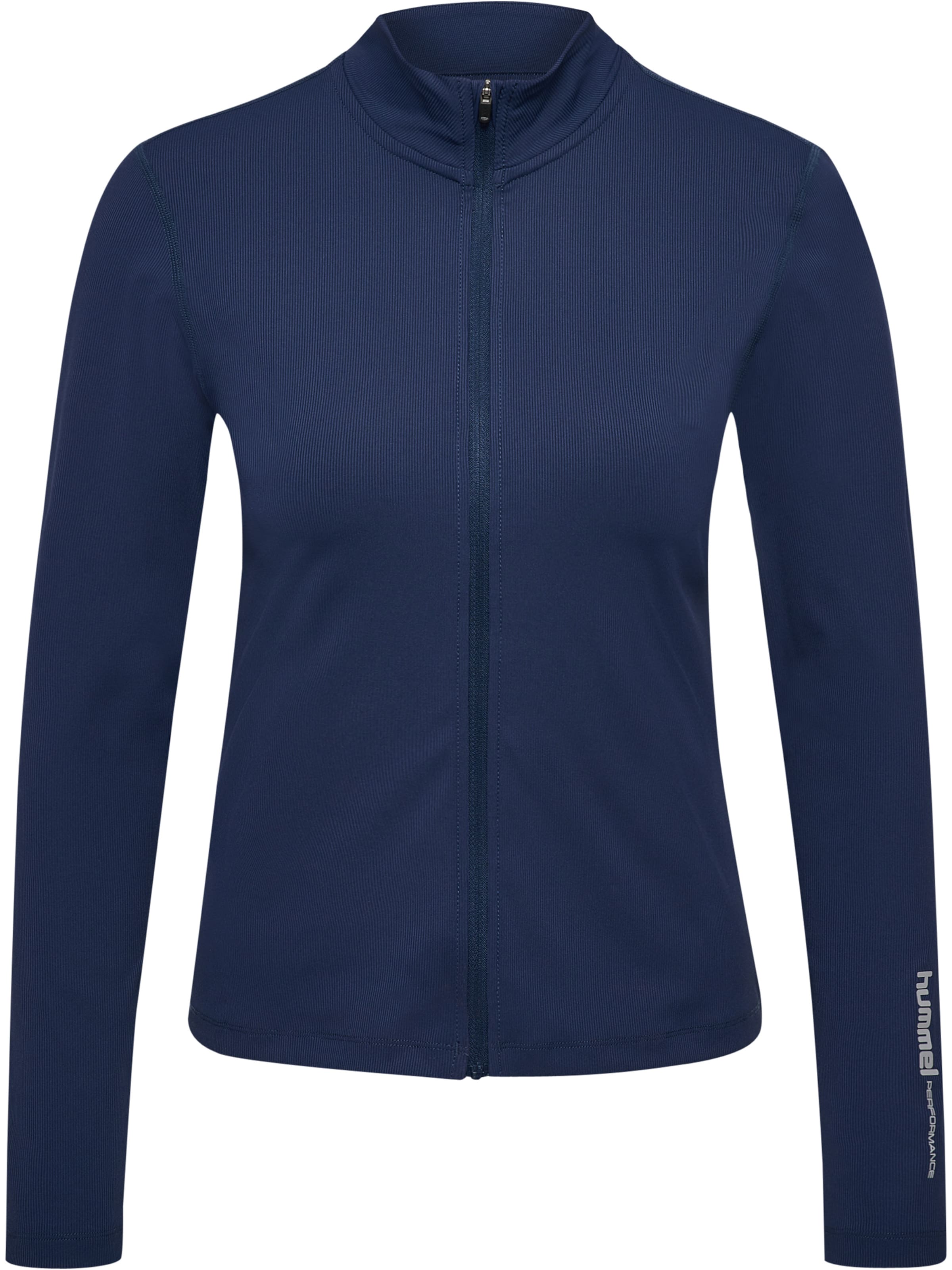 Hummel Sportsweatjacke in Blau: Vorderseite