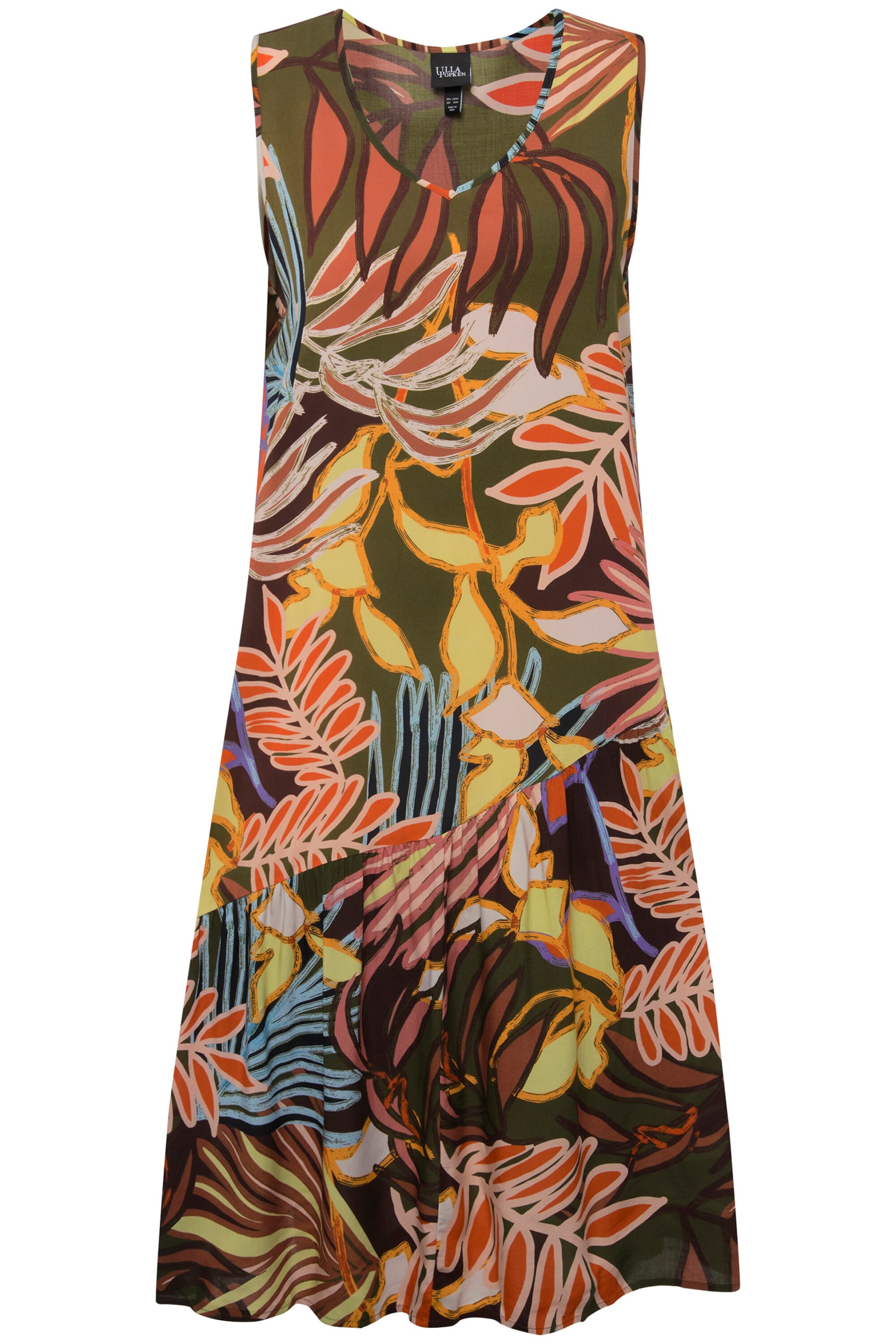 Ulla Popken Dress in Green: front