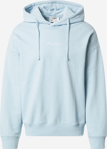 Sweat-shirt 'Nevio' ABOUT YOU x Alvaro Soler en bleu : devant