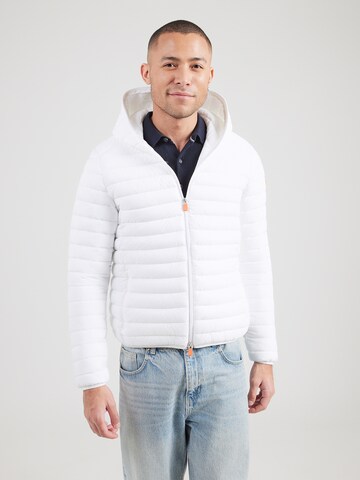 balta SAVE THE DUCK Demisezoninė striukė 'DONALD': priekis