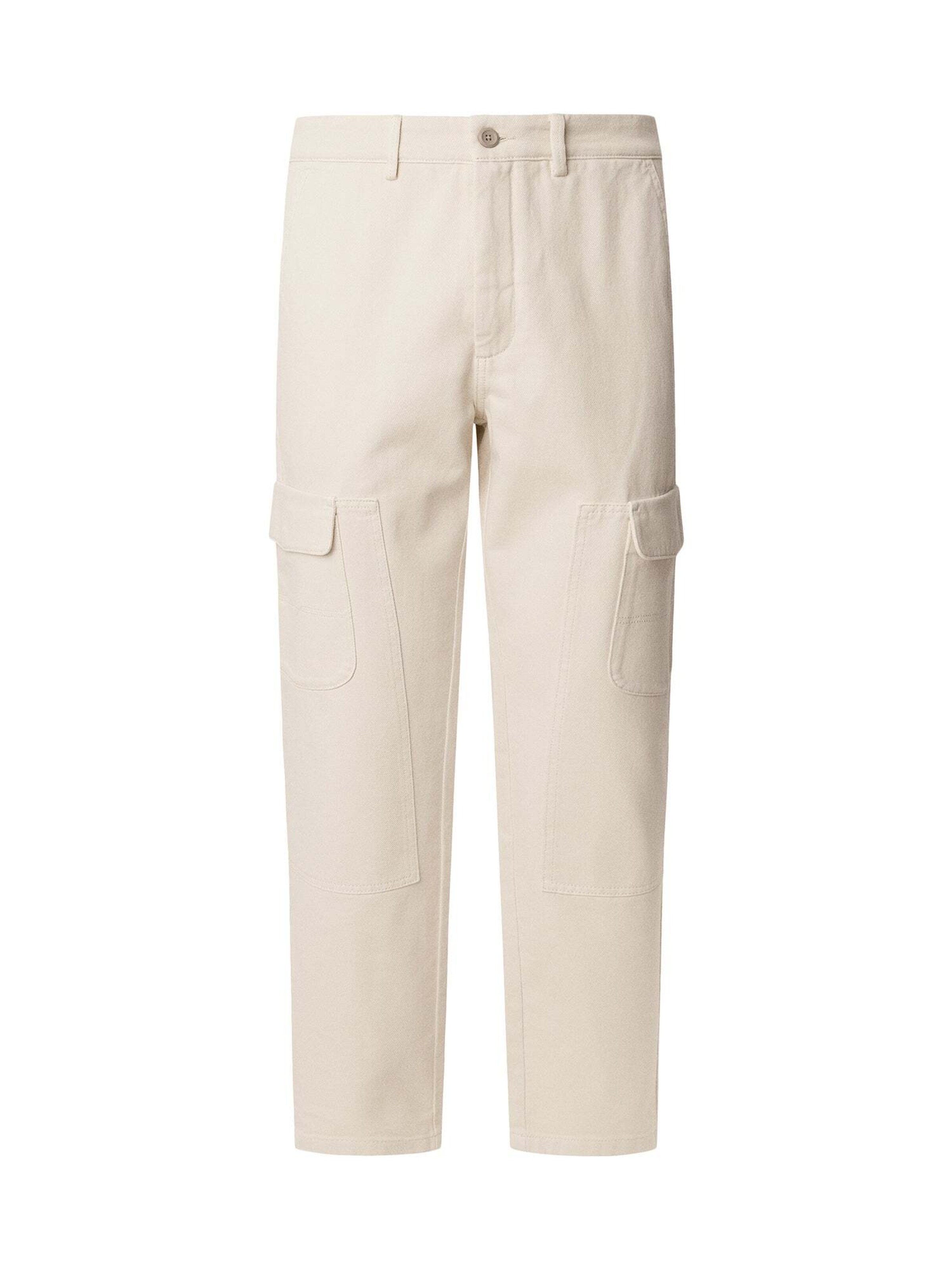 Pepe Jeans Pantalon cargo en blanc, Vue avec produit