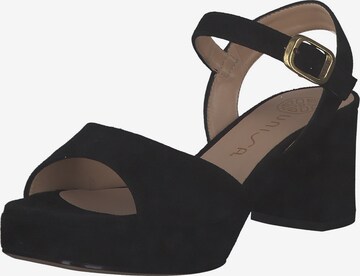 UNISA Sandals 'Ney' in Black: front