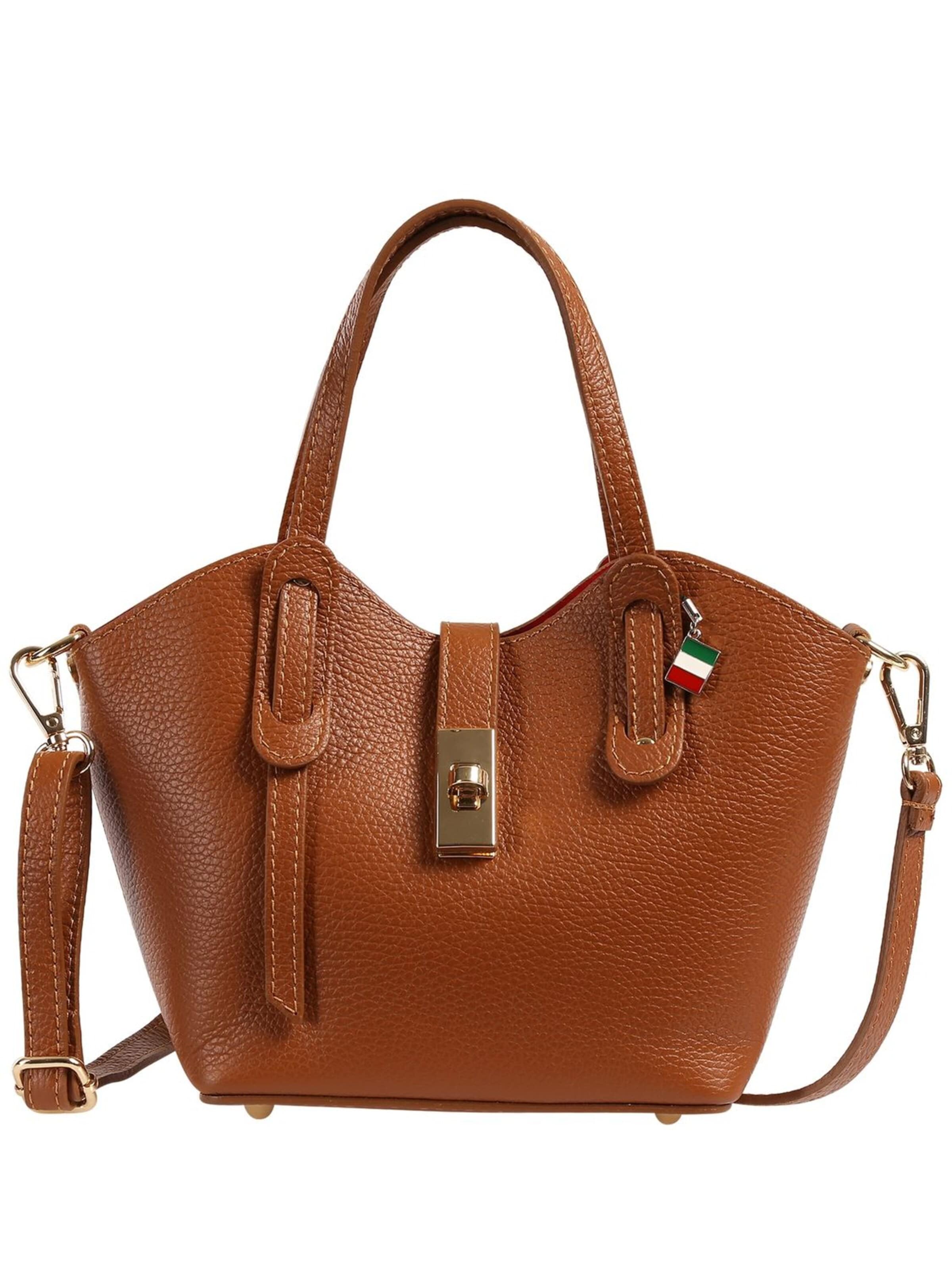 Borsa a mano di Florence in marrone: frontale
