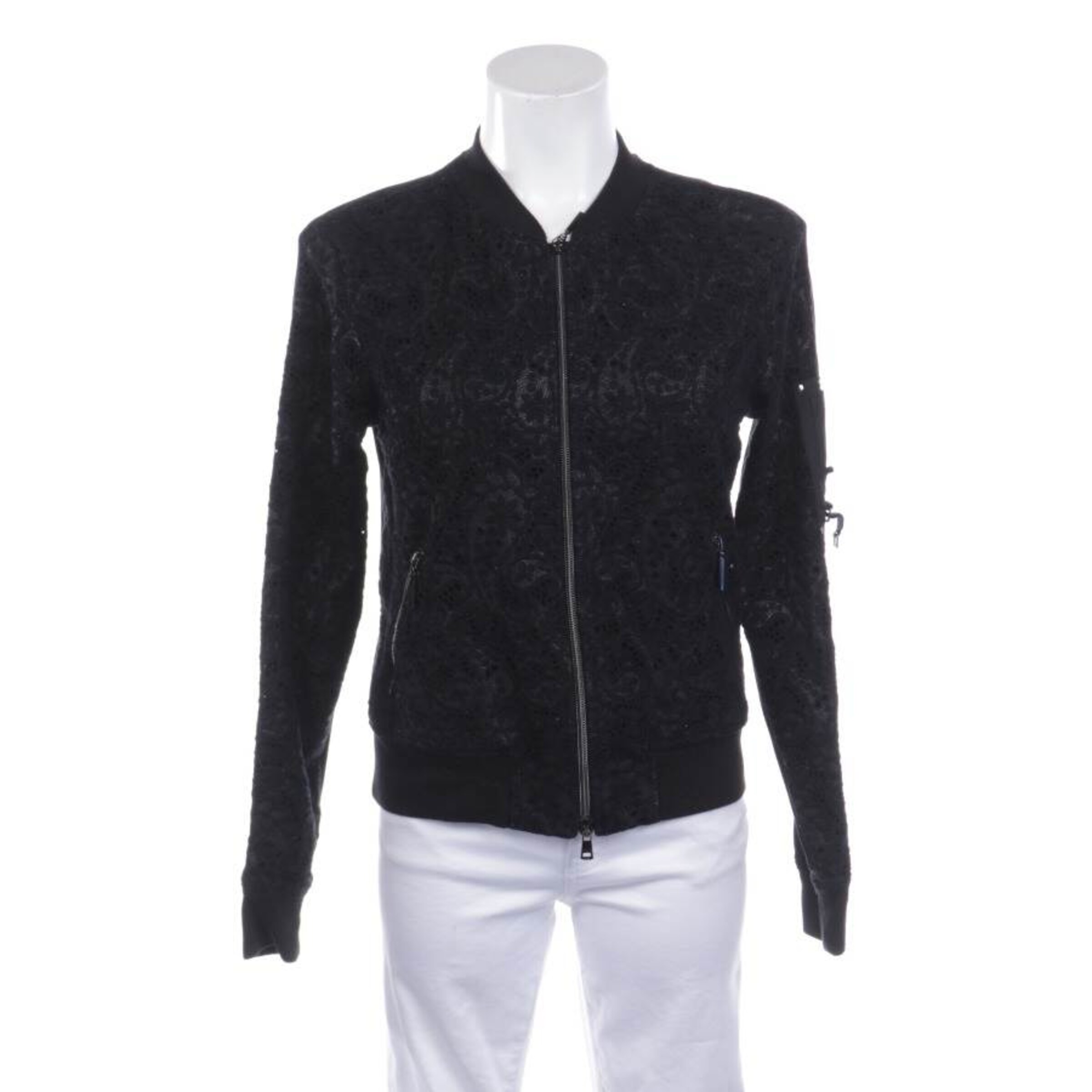 Marc Cain Jacket & Coat in S in Black: front