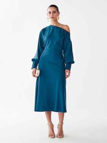 Willa - Vestido de festa 'Diara' em azul: frente