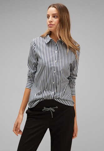 Camicia da donna di STREET ONE in blu: frontale