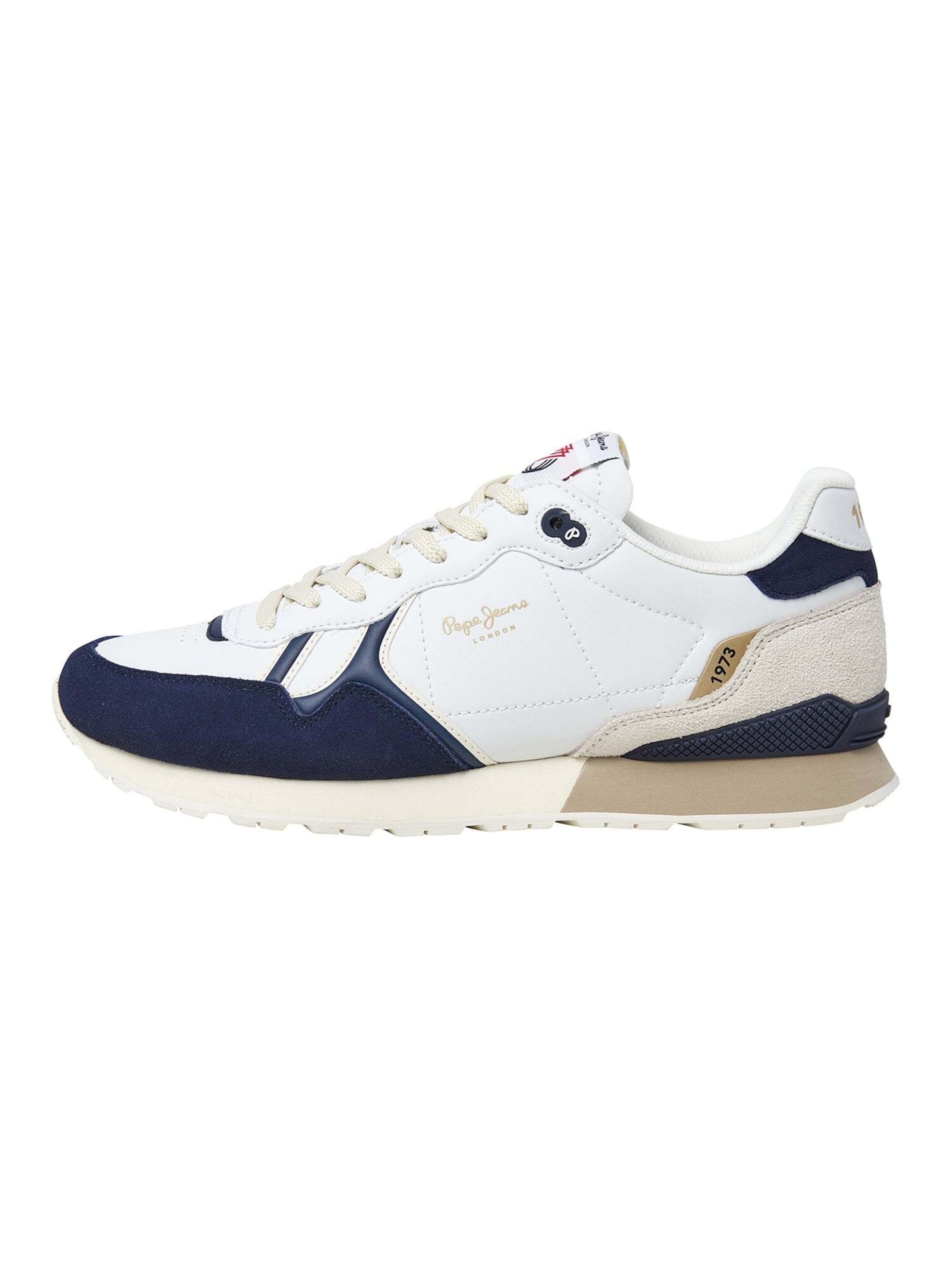 Pepe Jeans Sneakers laag 'Brit Ivy' in Blauw: voorkant