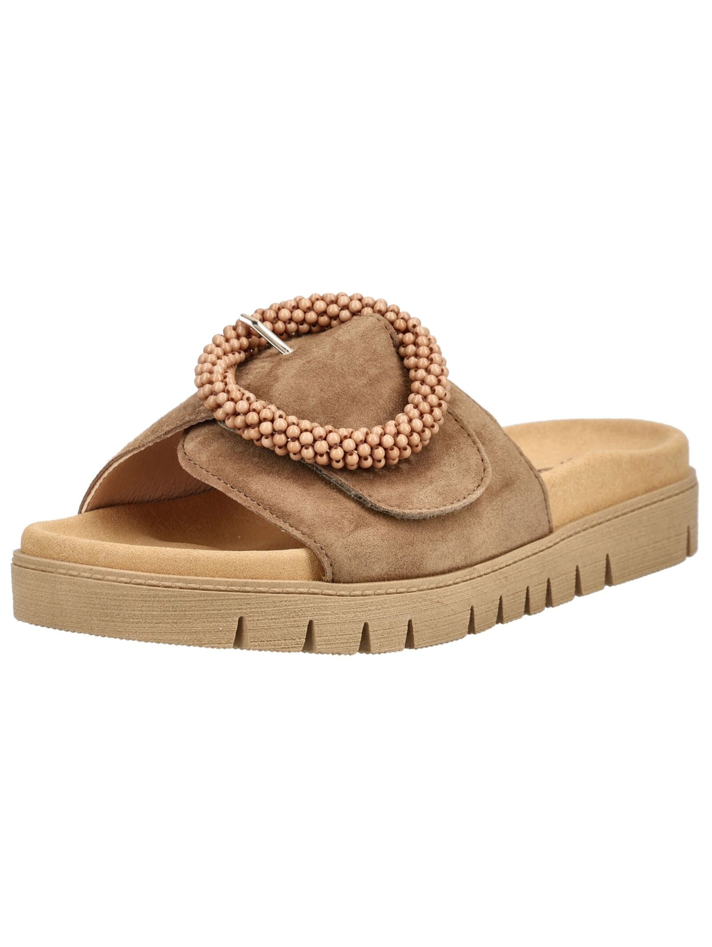 GABOR Pantolette in Braun: Vorderseite