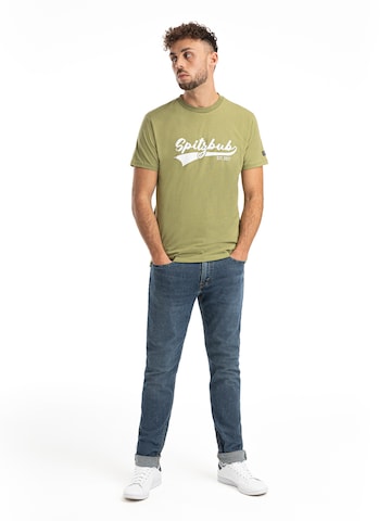 SPITZBUB Shirt 'Timo ' in Groen