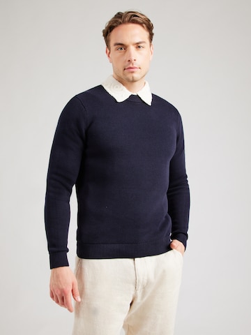 SELECTED Sweater 'Dane' in Blue: front