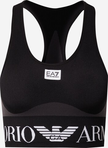 EA7 Emporio Armani Bustier Sportmelltartók 'R4' - fekete: elől