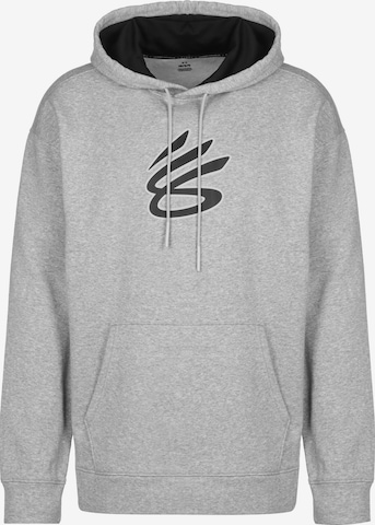 UNDER ARMOUR Sportsweatshirt in Grau: Vorderseite