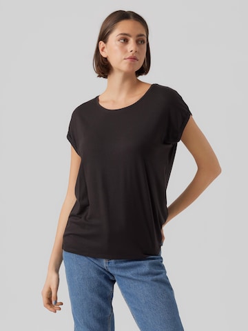 Vero Moda Tall Koszulka 'AVA' w kolorze czarny: przód