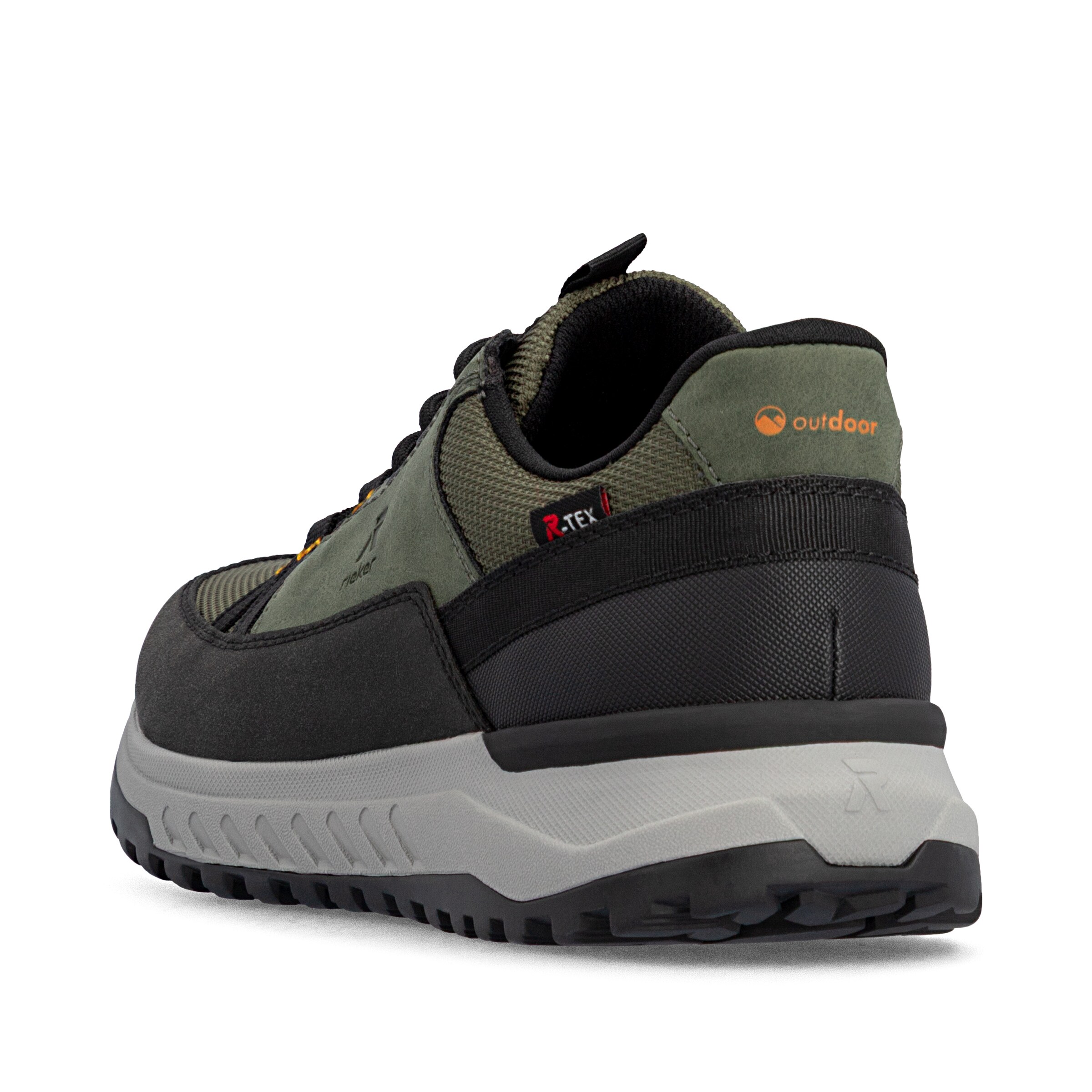 Baskets basses Rieker en vert