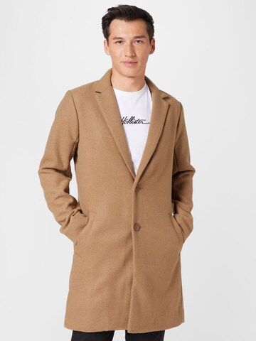 HOLLISTER Płaszcz przejściowy w kolorze brązowy: przód