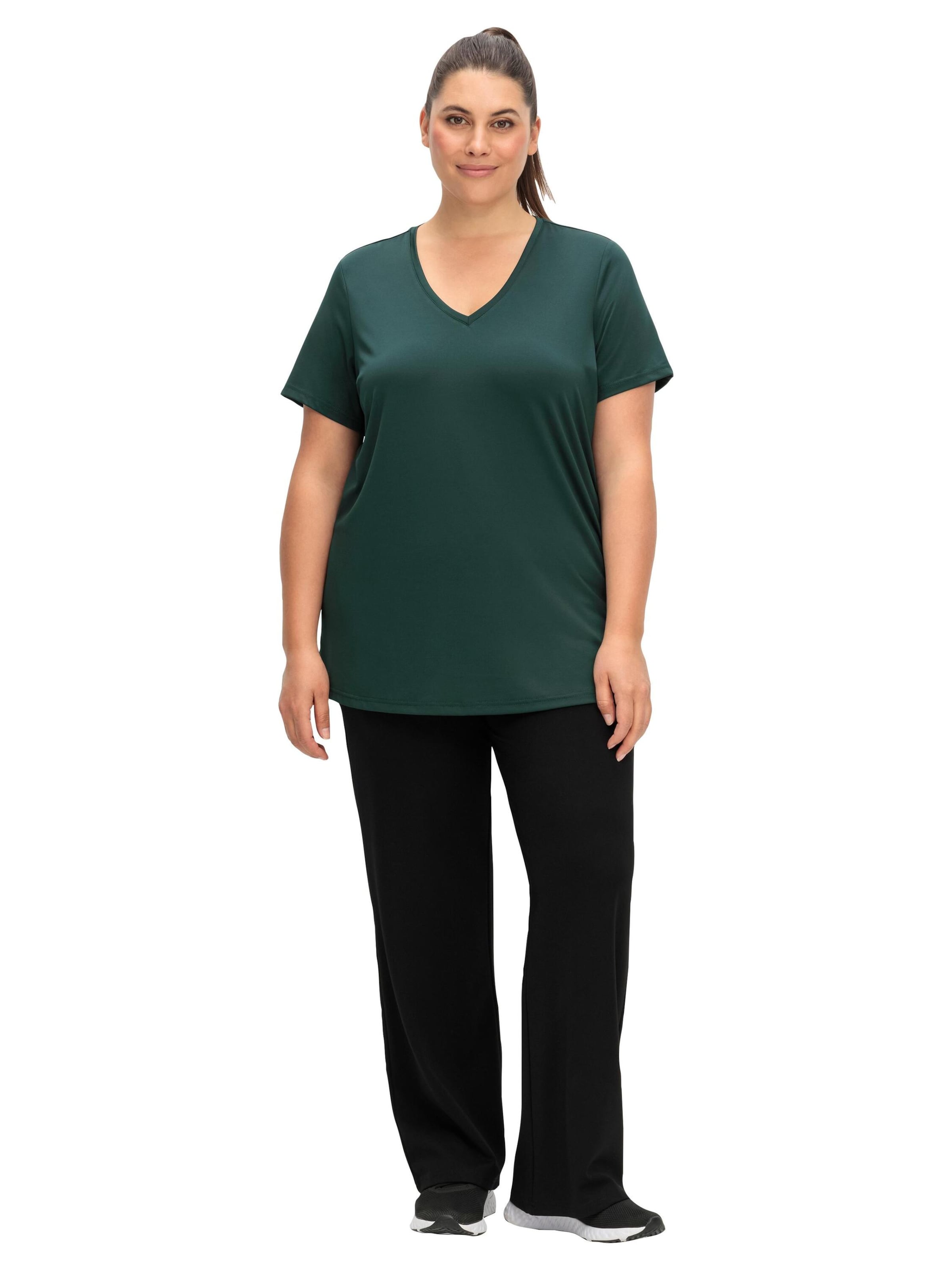 SHEEGO Функциональная футболка в Зеленый