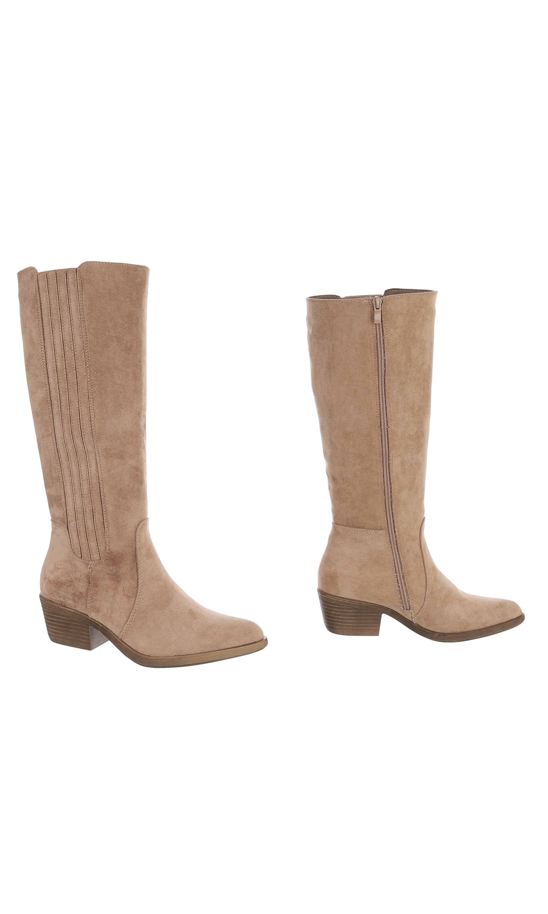 Ital-Design Stiefel in Beige