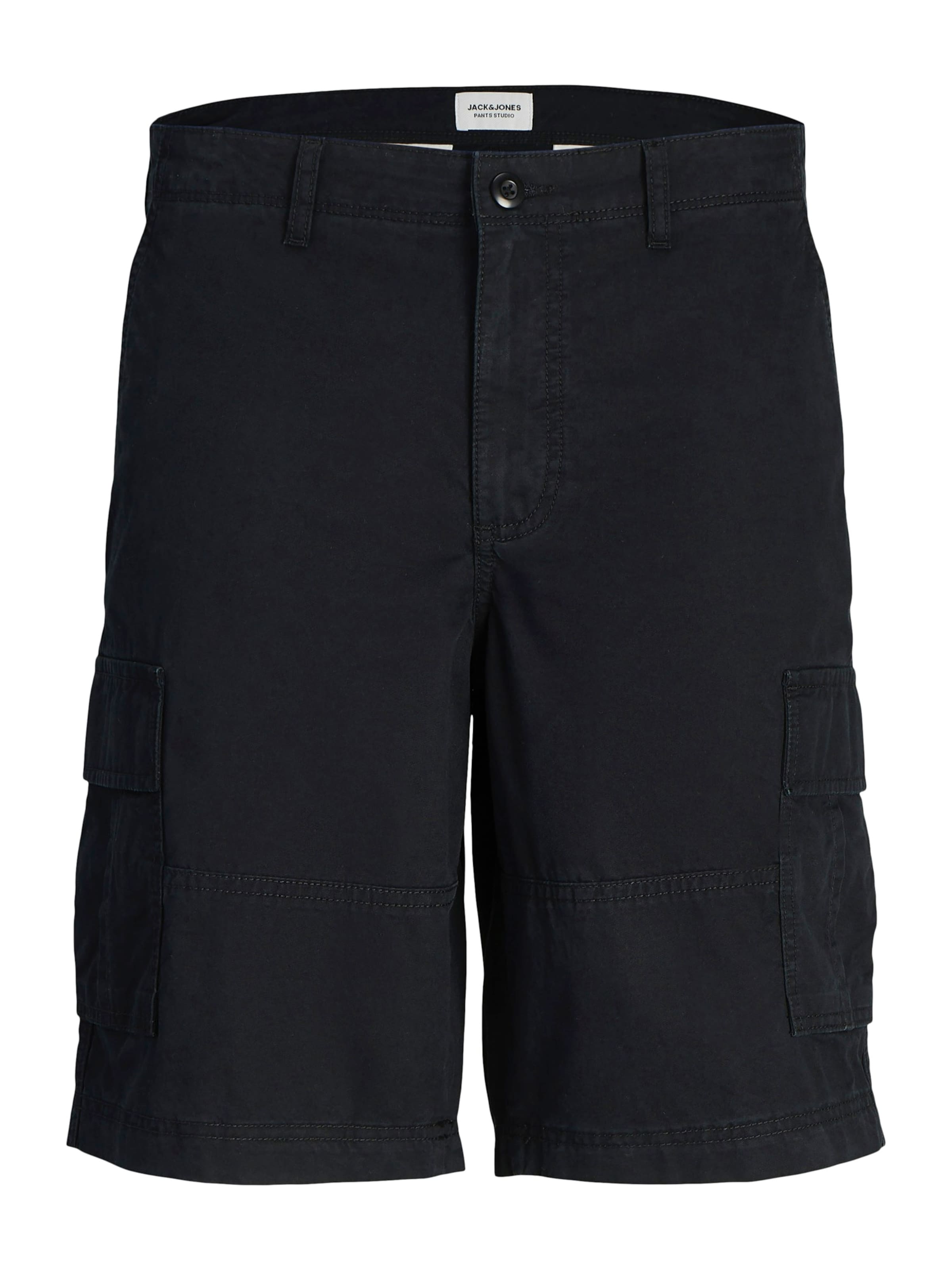 Regular Pantaloni cu buzunare 'JWHZEUS' de la JACK & JONES pe negru: față