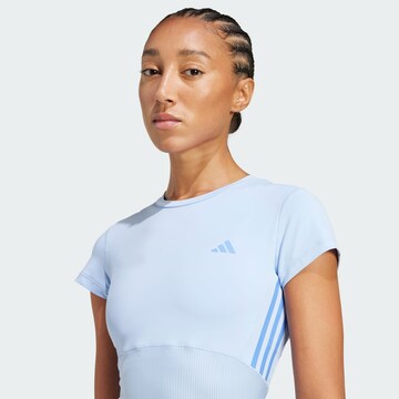 ADIDAS PERFORMANCE Functioneel shirt 'Hyperglam' in Blauw