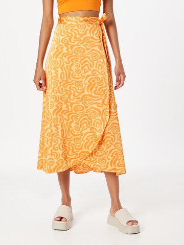 Monki Skirt in Orange: front