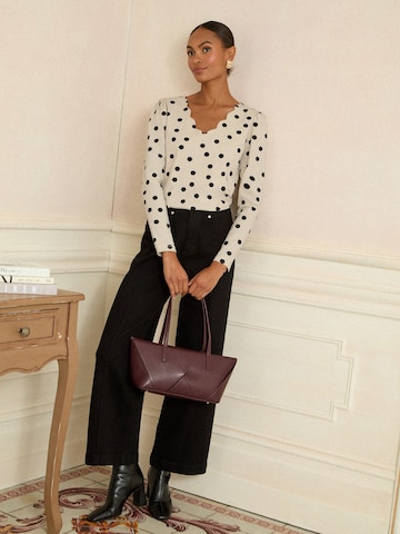 love & roses Blouse in Beige