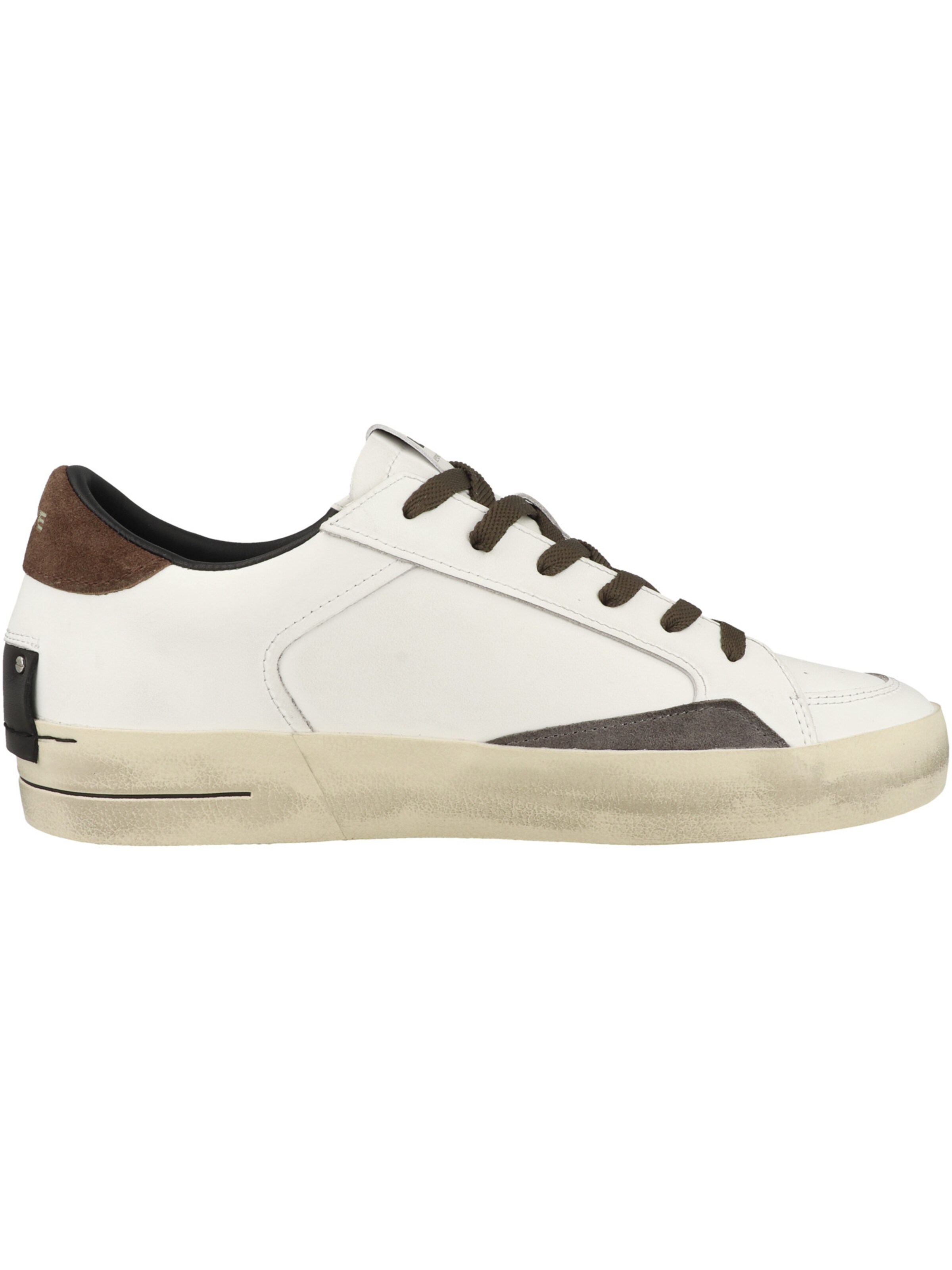 Baskets basses ' SK8 DELUXE ' Crime London en blanc