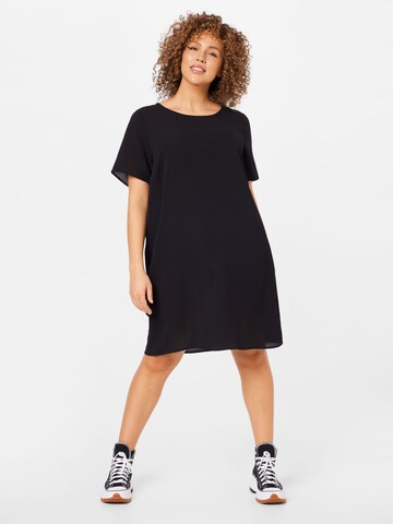 ONLY Carmakoma Dress in Black: front