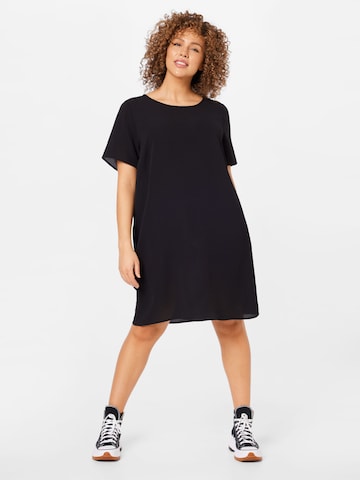 ONLY Carmakoma - Vestido en negro: frente