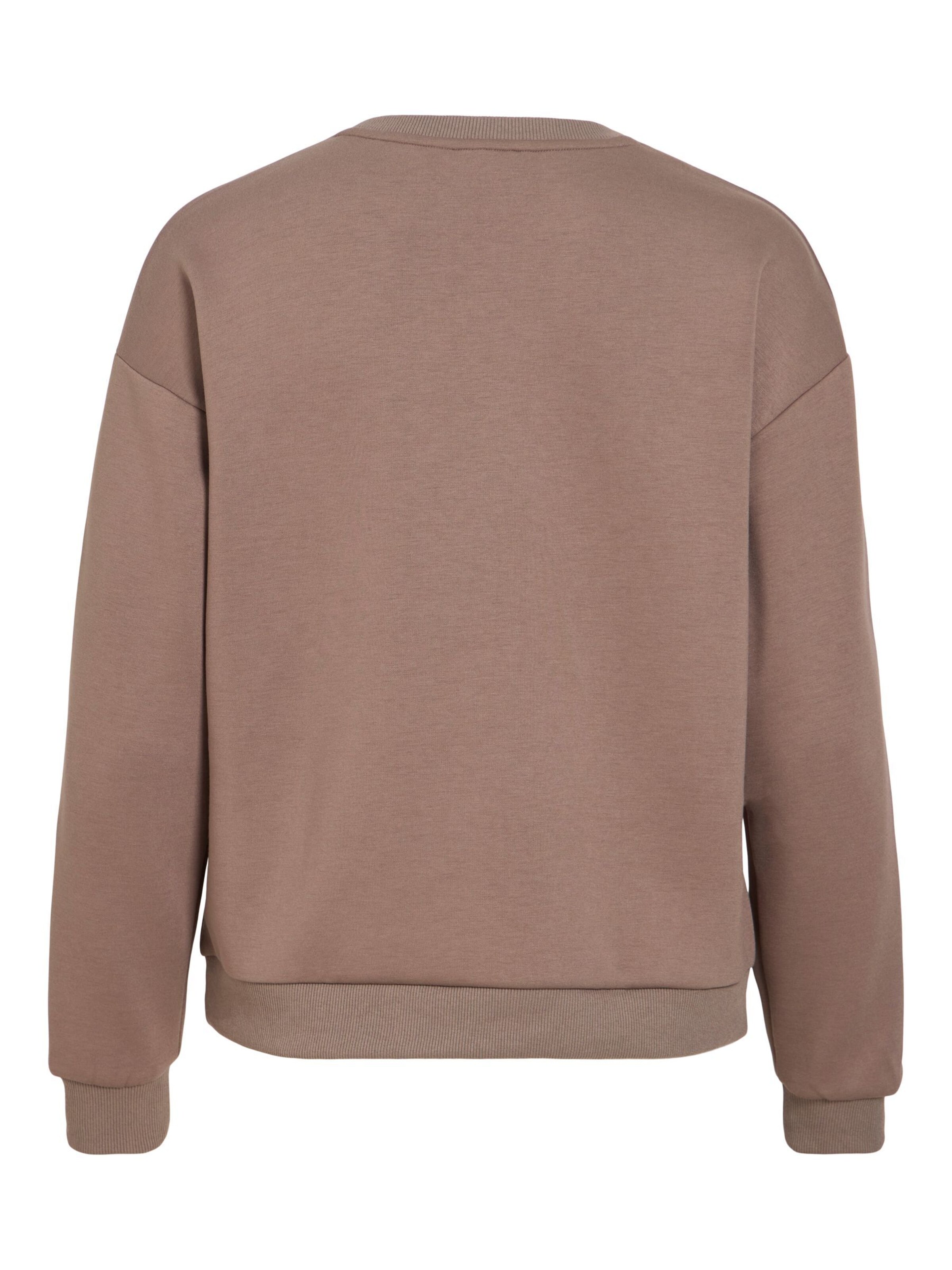 VILA Sweatshirt 'SANDY' in Brown
