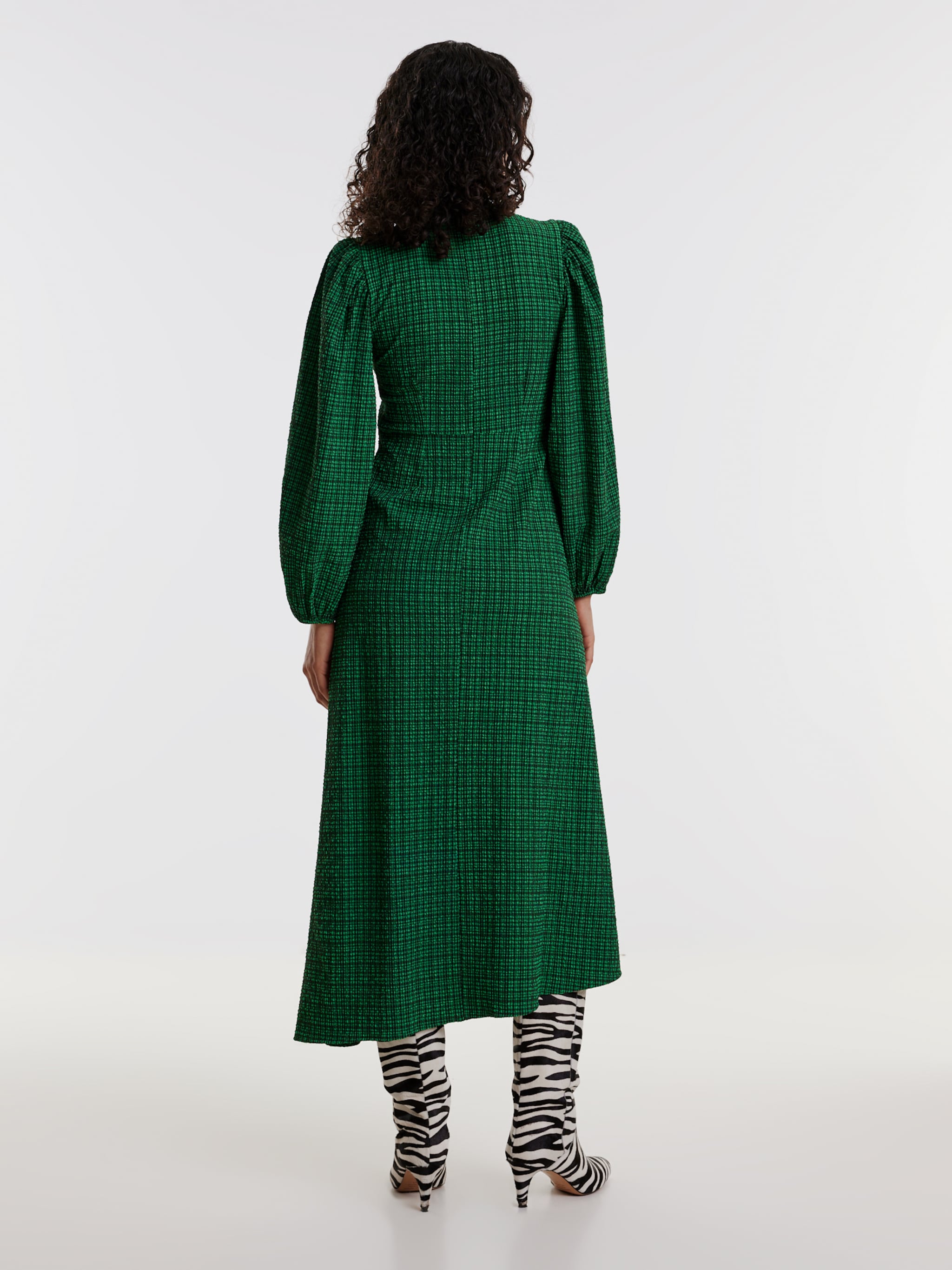 EDITED Producten Jurk 'Karolin' Groen