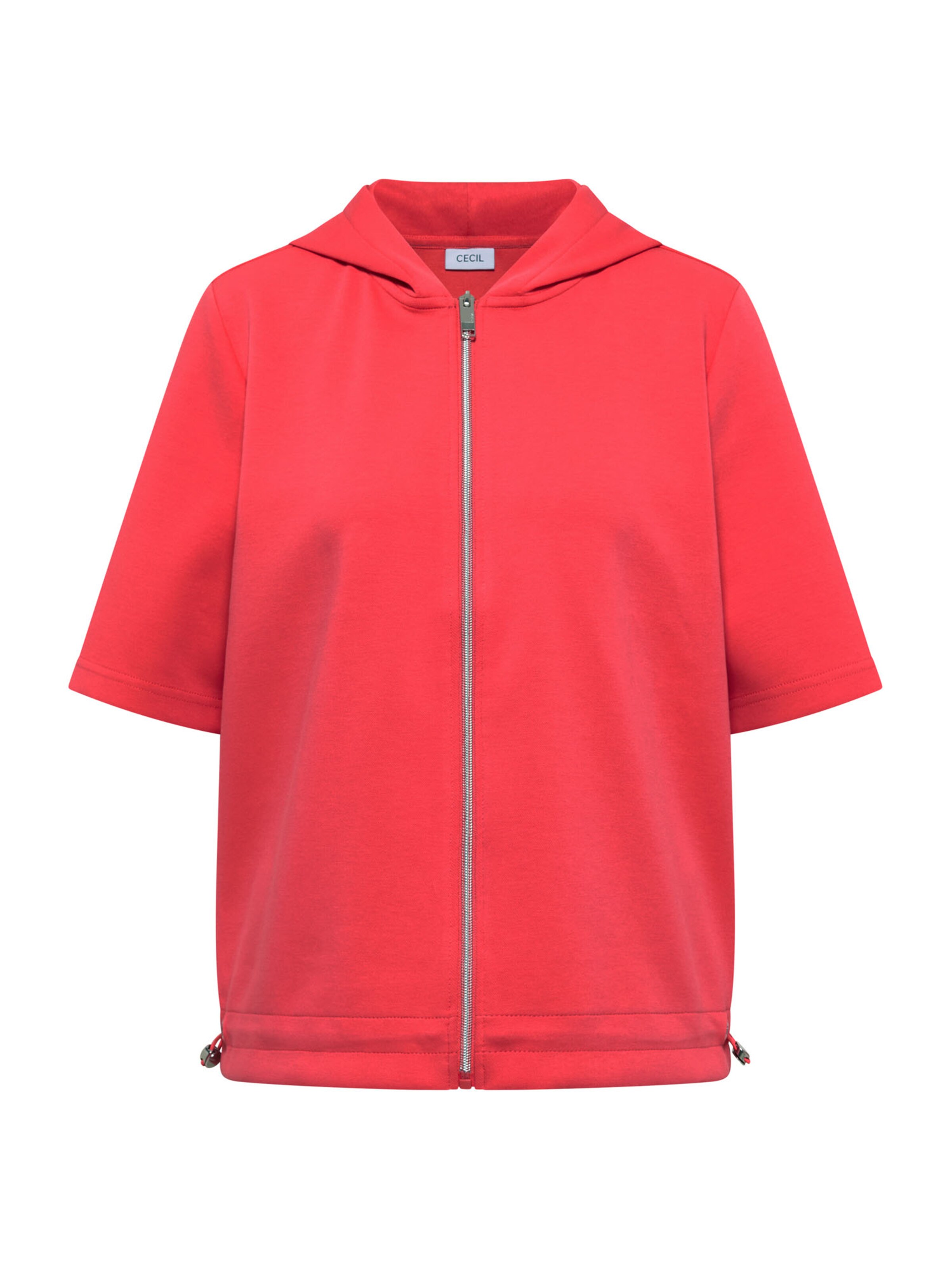 CECIL Sweatjacke in Orange: Vorderseite
