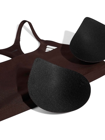 Bustier Soutien-gorge de sport 'OPT ESS' ADIDAS PERFORMANCE en marron