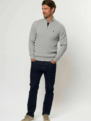 U.S. POLO ASSN. Pullover ' Amir ' in Grau