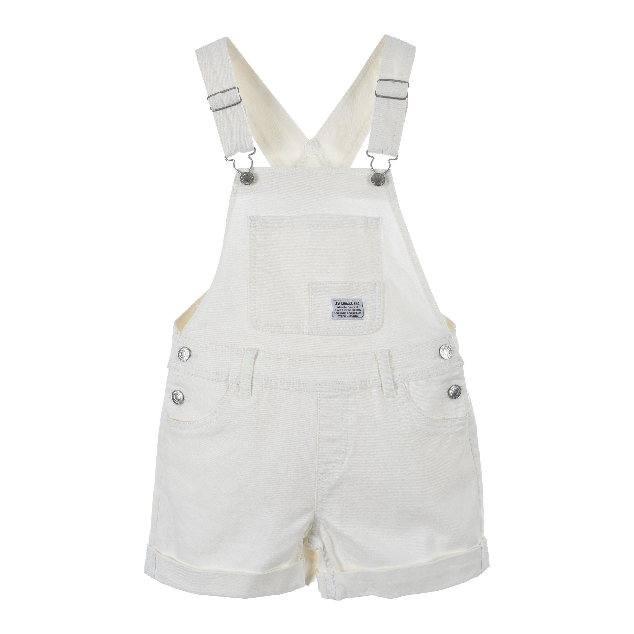 Levi's Kids Overalls 'Classic' in White denim, Item view