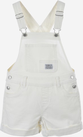 Levi's Kids Overalls 'Classic' in White: front