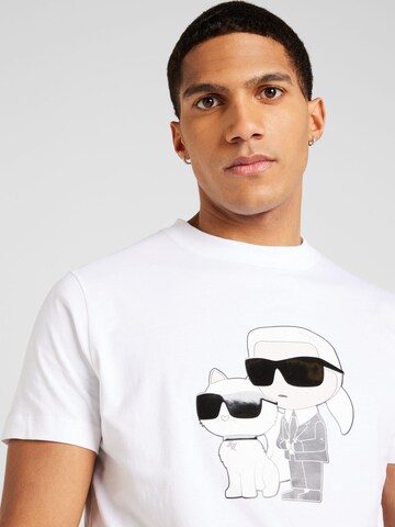 Karl Lagerfeld - Camiseta en blanco