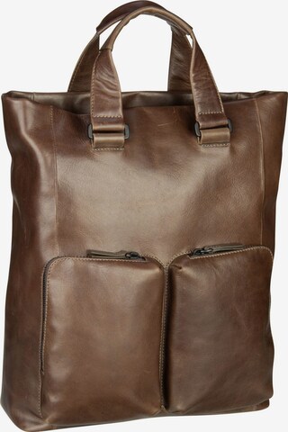 LEONHARD HEYDEN Backpack 'Porto' in Brown: front