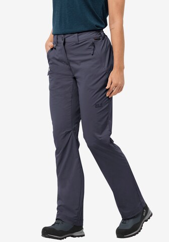 JACK WOLFSKIN Regular Outdoor Pants 'Activate Light' in Blue