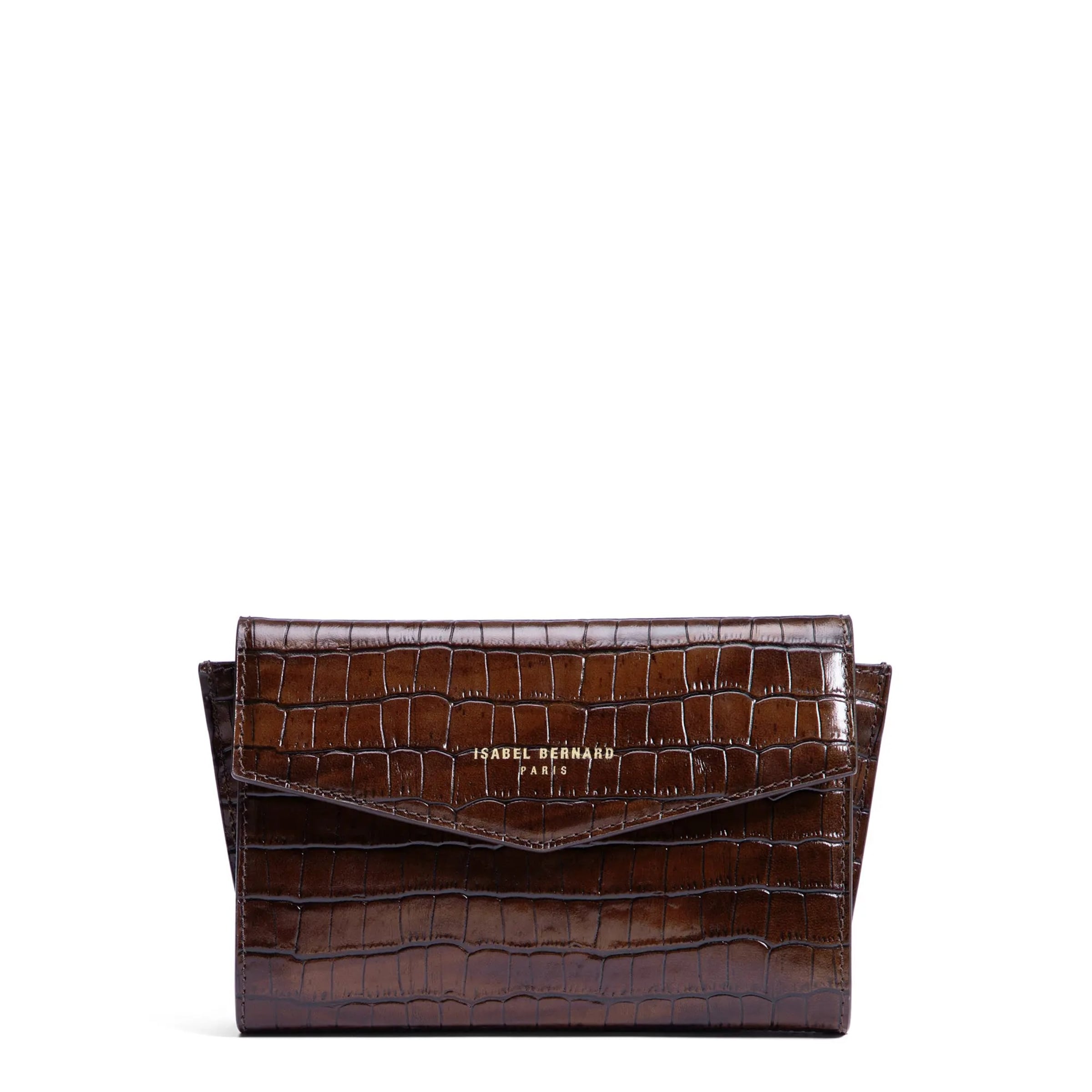 Pochette Isabel Bernard en marron : devant
